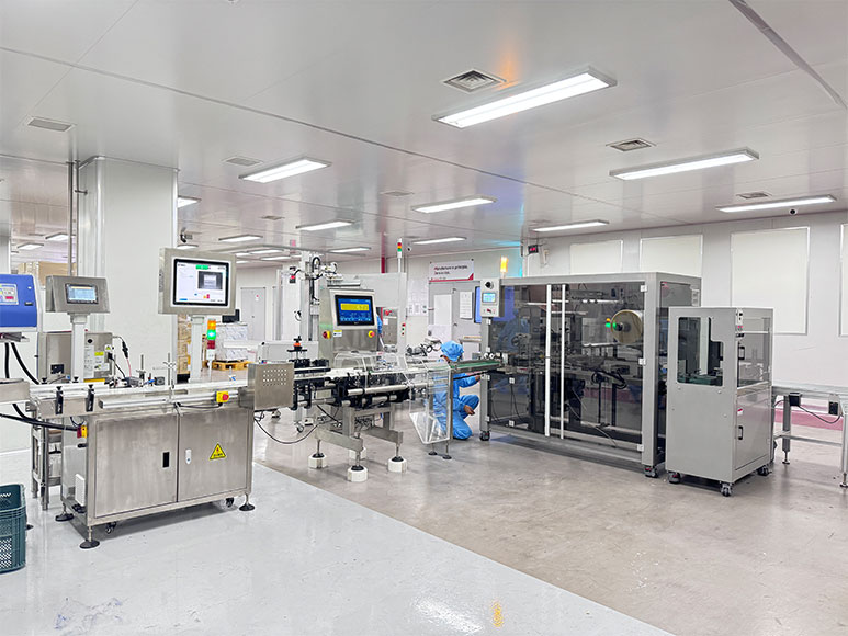 Linha de enchimento de spray nasal para clientes alemães